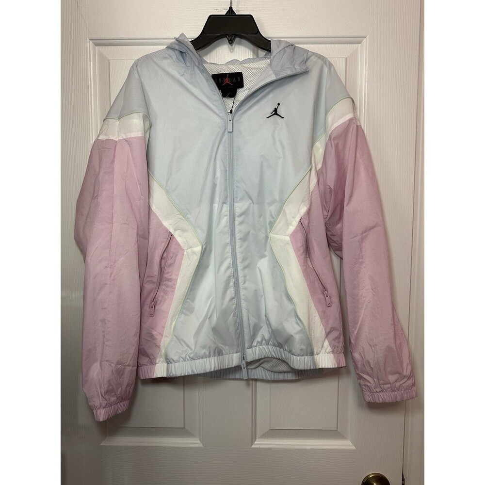 Jordan Essentials Draft Jacket Men’s Size (M) Pink/Blue HF9333-472 NEW